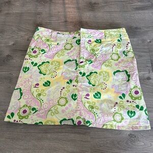 St. John’s Bay size 14 Skort Green with Flowers
